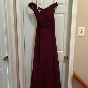 Maid of honor dress - in wine
